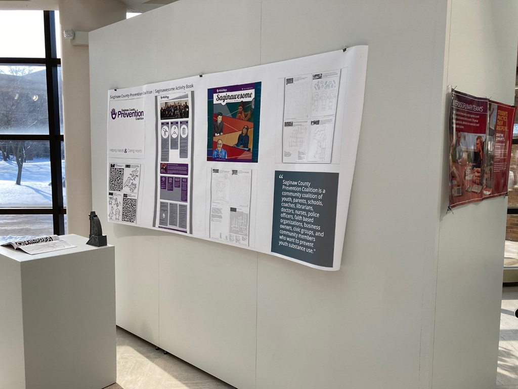 back side office wall